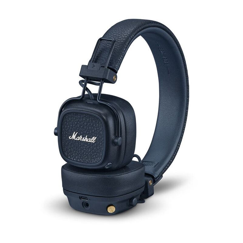 Marshall Major V BT 5.3 Bluetooth On-Ear Headphone - Midnight Blue Edition Marshall Major V BT 5.3 Bluetooth On-Ear Headphone - Midnight Blue Edition