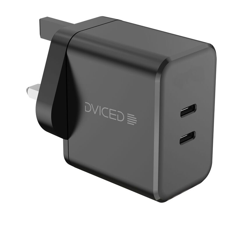 Dviced Wall Charger Cable 65W Gan 2 USB-C (UK) - Black