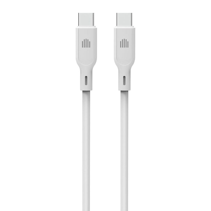 Dviced Cable USB-C To USB-C Silicone 1.25M - White