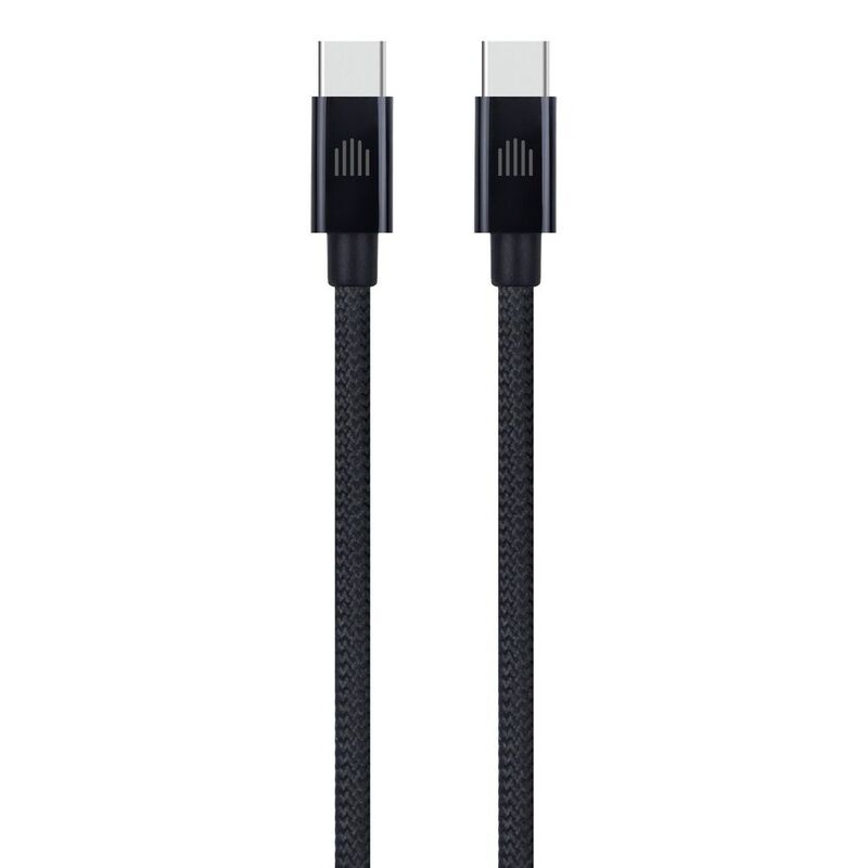 Dviced Cable USB-C To USB-C Nylon Textile 2M - Black Dviced Cable USB-C To USB-C Nylon Textile 2M - Black