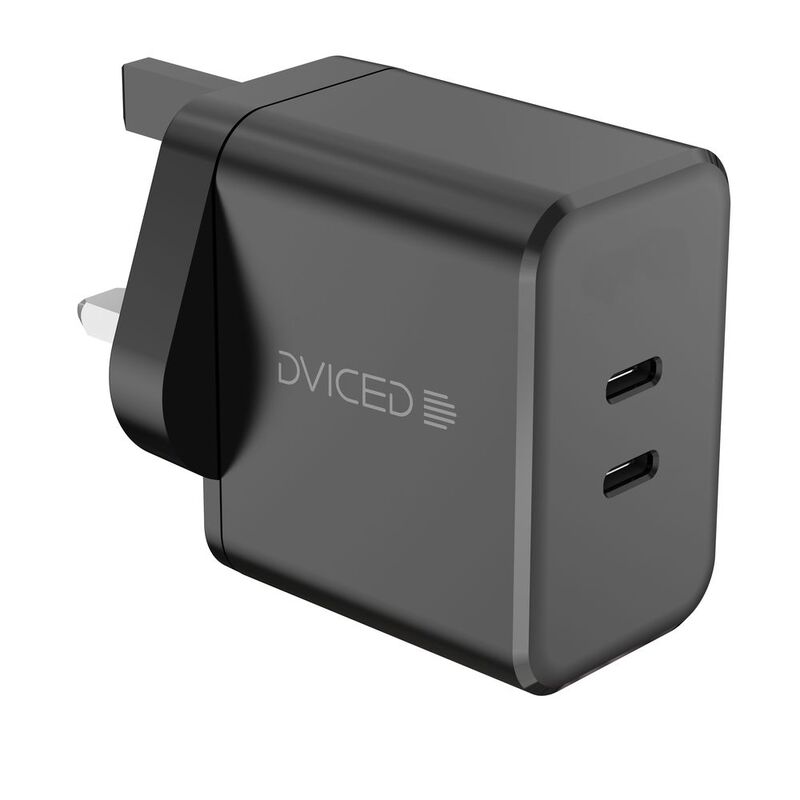 Dviced Wall Charger 65W Gan 2 USB-C (UK) - Black Dviced Wall Charger 65W Gan 2 USB-C (UK) - Black