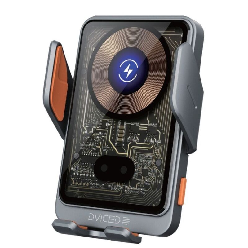 Dviced Wireless Induction Car Mount Charger - Grey