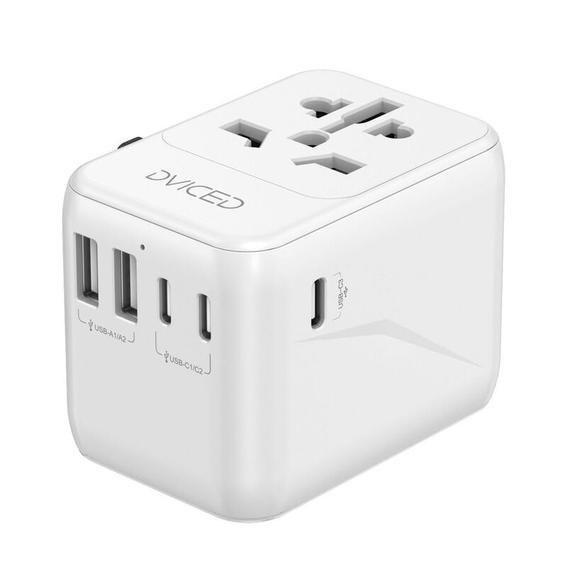 Dviced Universal Travel Adapter 28W - White Dviced Universal Travel Adapter 28W - White