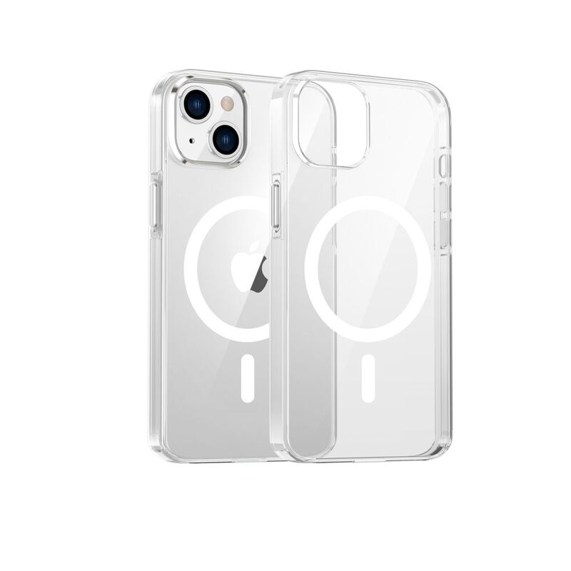 Dviced Magsafe iPhone 15 Clear Case - White