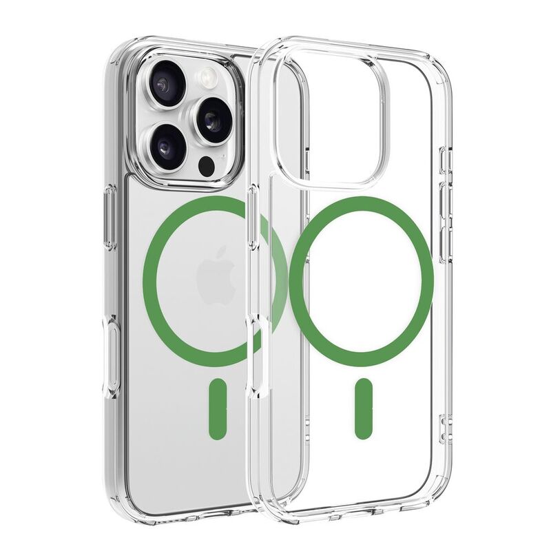 Dviced Magsafe iPhone 16 Pro Case Clear - Green
