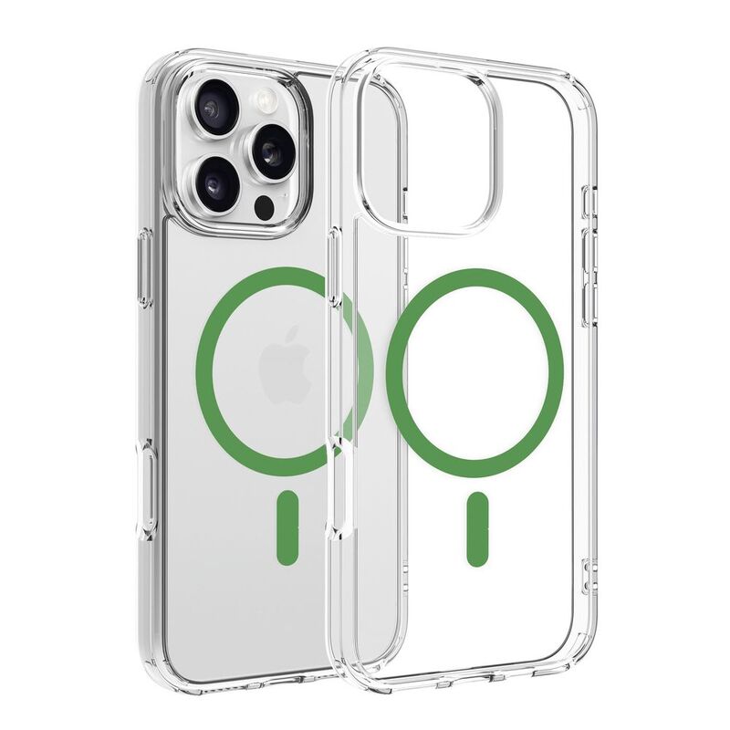 Dviced Magsafe iPhone 16 Pro Max Case Clear - Green