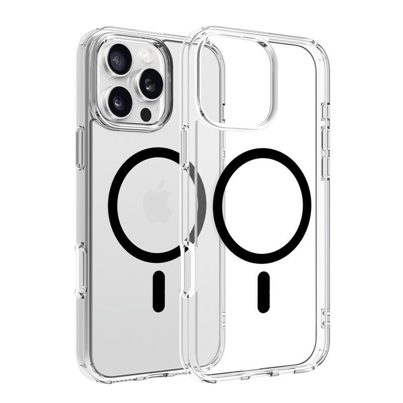 Dviced Magsafe iPhone 16 Pro Max Case Clear - Black Dviced Magsafe iPhone 16 Pro Max Case Clear - Black