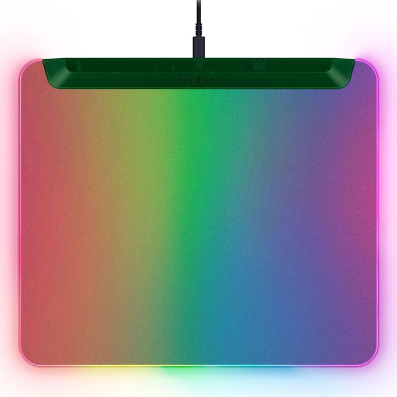 Razer Firefly V2 Pro Fully Illuminated RGB Gaming Mouse Mat - Phantom Green Edition