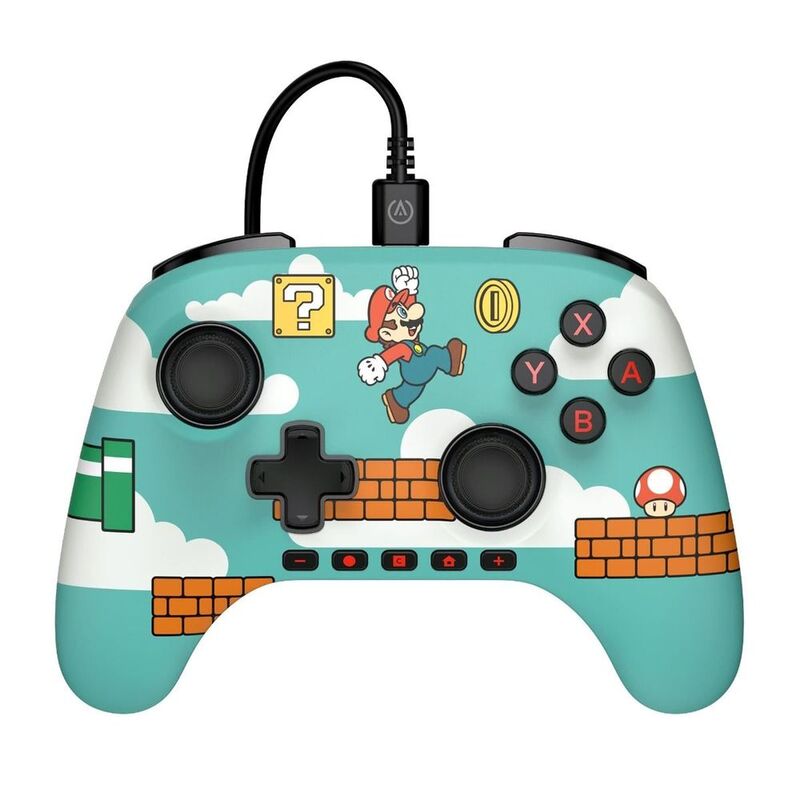 Powera Advantage Wired Controller For Nintendo Switch 2- Mario Time Powera Advantage Wired Controller For Nintendo Switch 2- Mario Time