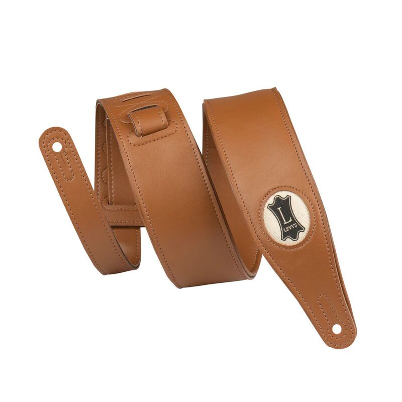 Levy's M17VGNTAN Guitar Strap Vegan Leather Series - Tan