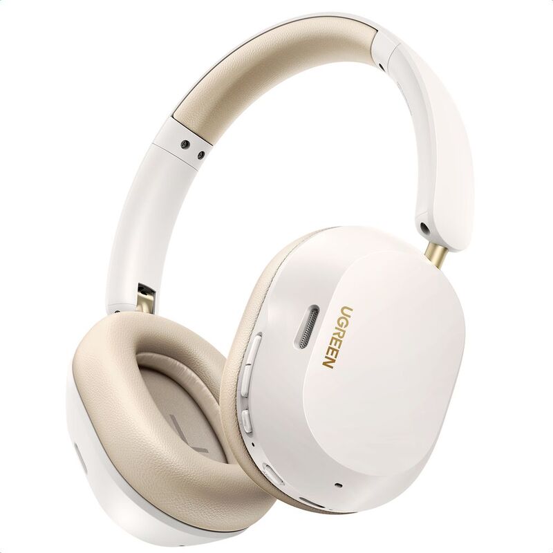 UGREEN Hitune Max 5C Hybrid Active Noise-Cancelling Headphones - White UGREEN Hitune Max 5C Hybrid Active Noise-Cancelling Headphones - White