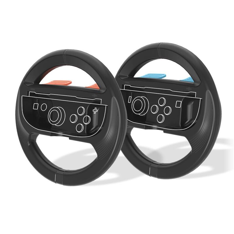 Freaks & Geeks Nintendo Switch 2 Joycons Steering Wheel (Pack Of 2) Freaks & Geeks Nintendo Switch 2 Joycons Steering Wheel (Pack Of 2)