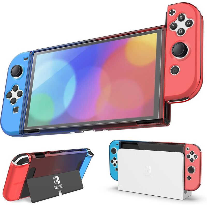 Nyko Thin Case For Nintendo Switch OLED - Red/Blue Nyko Thin Case For Nintendo Switch OLED - Red/Blue
