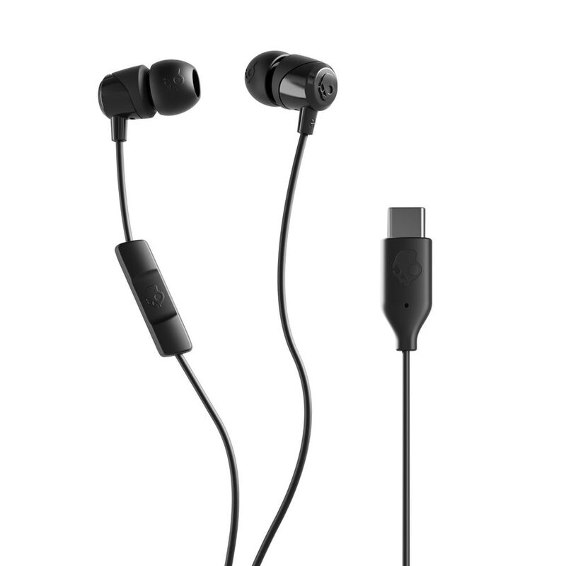Skullcandy JIB Wired USB-C In-Ear Earphones With Mic - True Black Skullcandy JIB Wired USB-C In-Ear Earphones With Mic - True Black