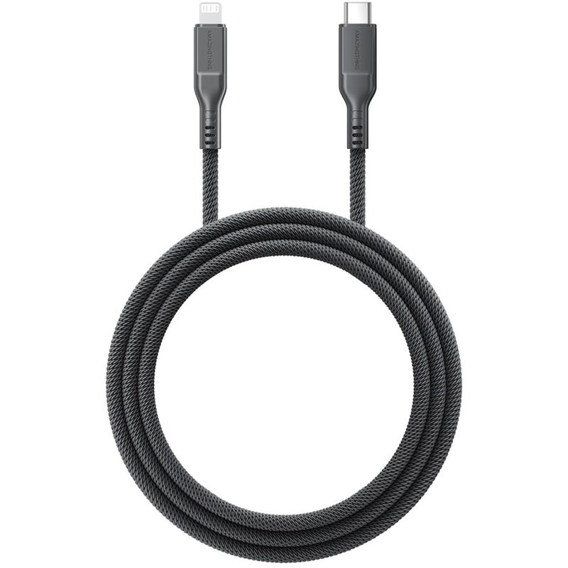 At Thunder Pro I 7X USB-C To Lightning 3.25A 70W 1.1M Cable - Black At Thunder Pro I 7X USB-C To Lightning 3.25A 70W 1.1M Cable - Black