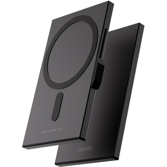 Blupebble 3 Standard Sized Magnetic Card Holder with Rfid Protection (3 Card Mag) - Black Blupebble 3 Standard Sized Magnetic Card Holder with Rfid Protection (3 Card Mag) - Black
