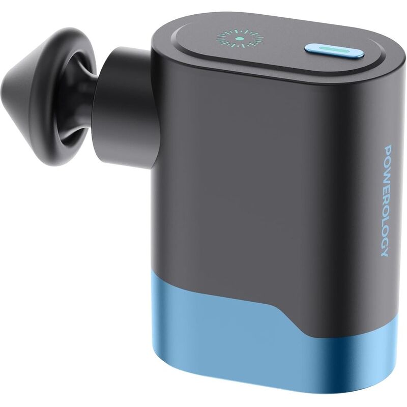Powerology Ultra-Mini Travel Massager - Black