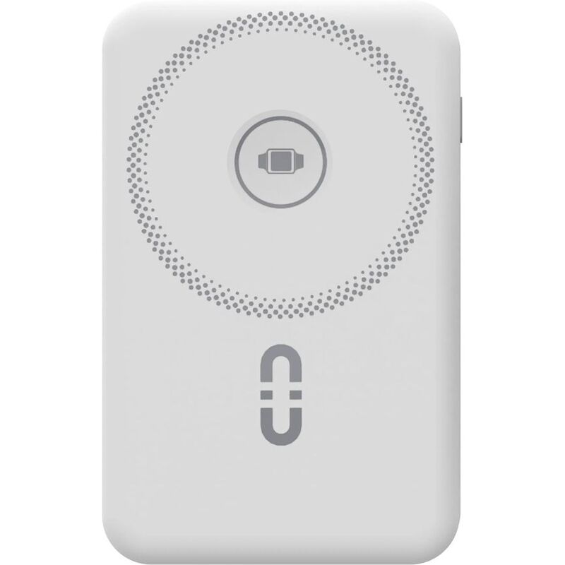 Porodo 10000mAh Magsafe Power Bank Built-In Lightning And Type-C - White Porodo 10000mAh Magsafe Power Bank Built-In Lightning And Type-C - White