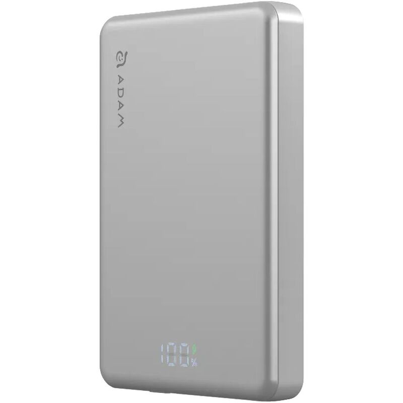 Adam Elements Vionta L10 Ultra Slim Magnetic Wireless Charging 10000mAh Power Bank - Silver Adam Elements Vionta L10 Ultra Slim Magnetic Wireless Charging 10000mAh Power Bank - Silver