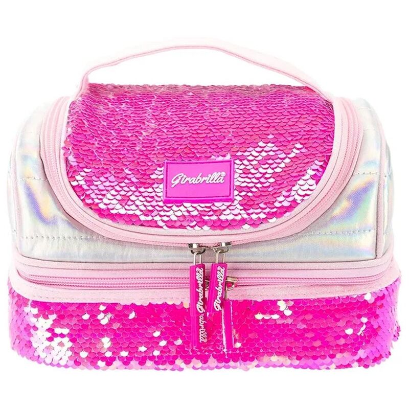 Girabrilla Puffer Lunch Box - Pink