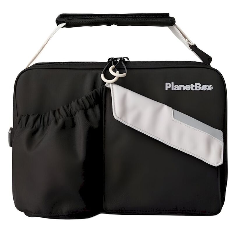 Planet Box Rover/Launch Slim Sleeve Lunch Bag - Black