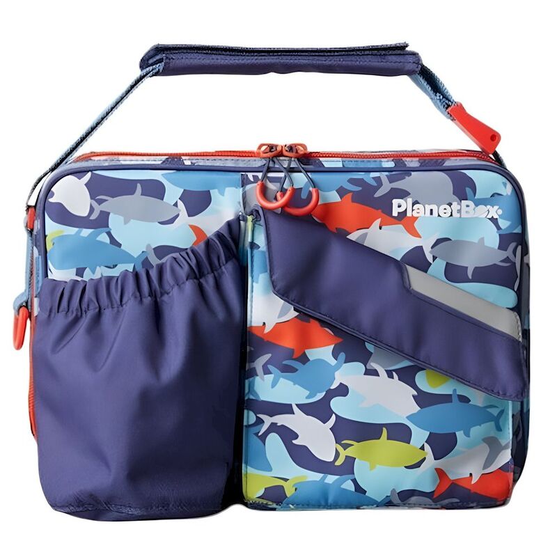 Planet Box Rover/Launch Carry Lunchbag - Camo Shark