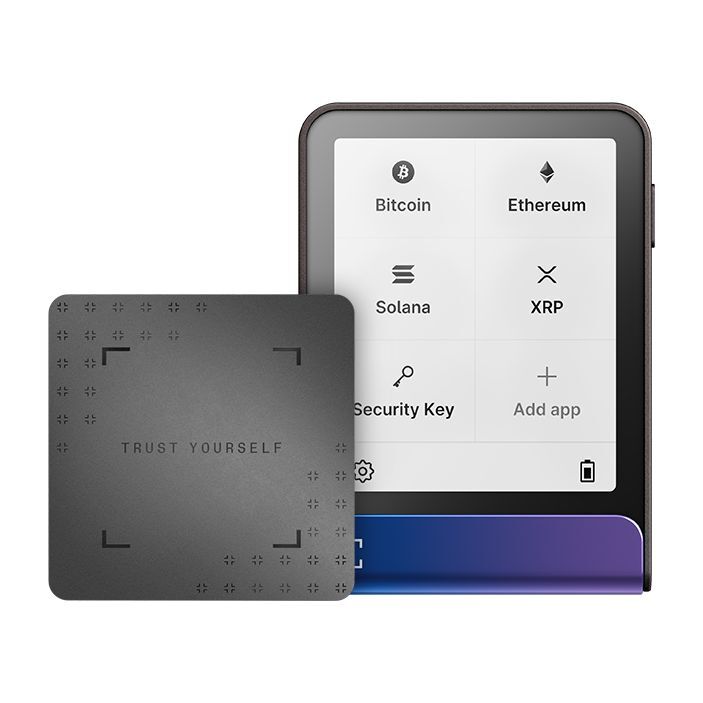 Ledger Flex Crypto Wallet 2.84-Inch Touchscreen With Recovery Key - Neptune Blue Ledger Flex Crypto Wallet 2.84-Inch Touchscreen With Recovery Key - Neptune Blue