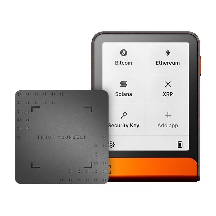 Ledger Flex Crypto Wallet 2.84-Inch Touchscreen With Recovery Key - Orange Ledger Flex Crypto Wallet 2.84-Inch Touchscreen With Recovery Key - Orange
