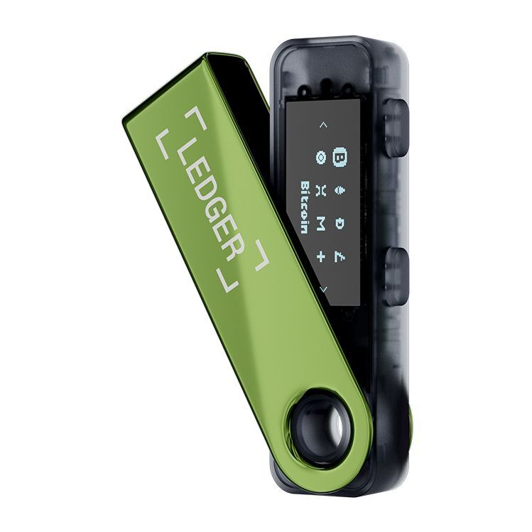 Ledger Nano S Plus Crypto Wallet - Oxidate Green Ledger Nano S Plus Crypto Wallet - Oxidate Green