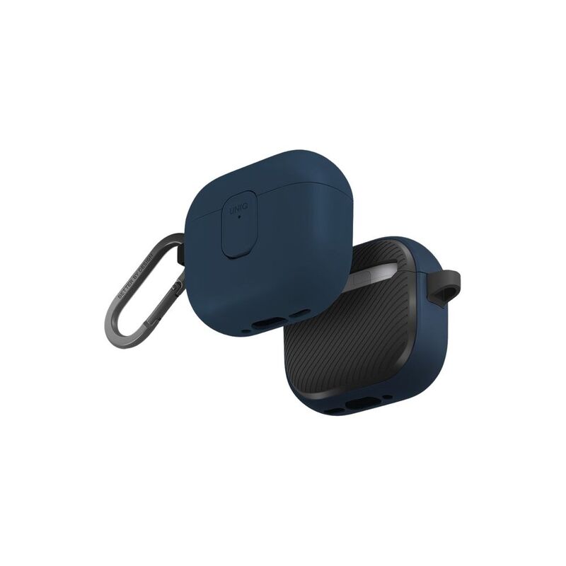 UNIQ Clyde Airpods 4th Gen Lock Case - Royal Blue/Dark Grey UNIQ Clyde Airpods 4th Gen Lock Case - Royal Blue/Dark Grey
