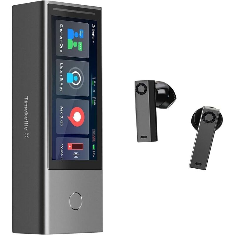 Timekettle X1 Ai Interpreter Hub - Black Timekettle X1 Ai Interpreter Hub - Black