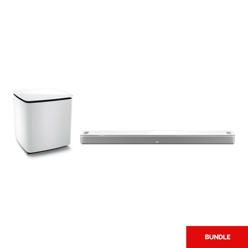 Bose Smart Soundbar 900 White 220V (UK Plug) + Bass Module 700 White 230V (UK) (Bundle)