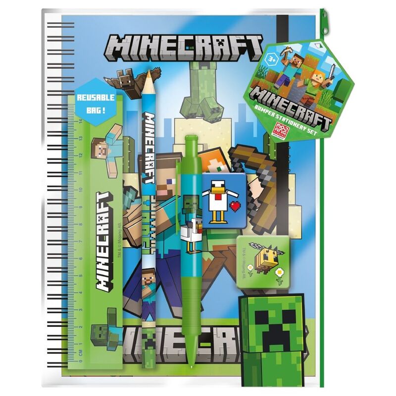 Pyramid Minecraft A5 Bumper Stationary Set Pyramid Minecraft A5 Bumper Stationary Set