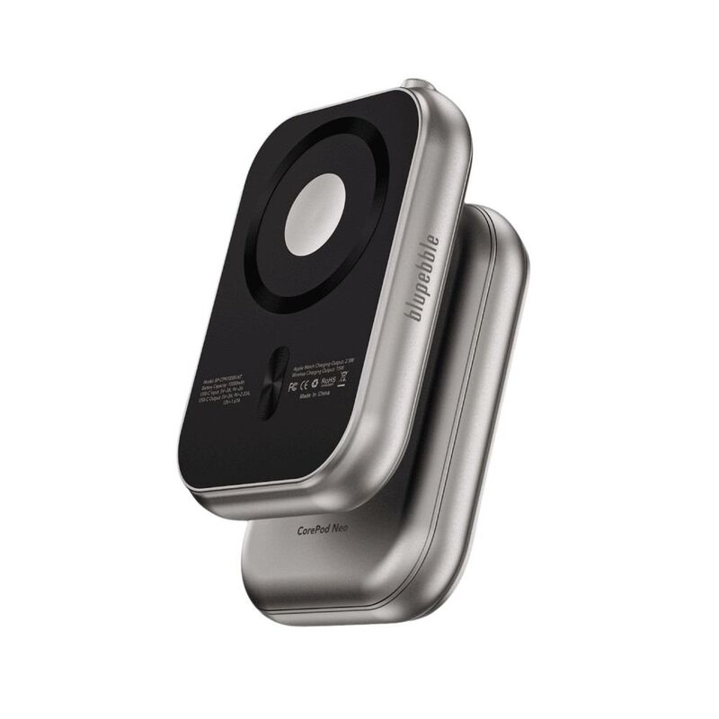 Blupebble Corepod Neo 10000Mah Magsafe Power Bank - Natural Titanium Blupebble Corepod Neo 10000Mah Magsafe Power Bank - Natural Titanium