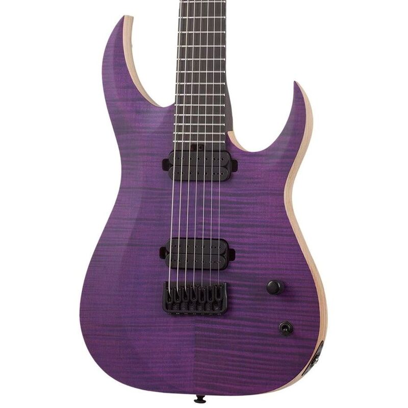 Schecter 463 John Browne Tao 7 Electric Guitar 7 Strings - Satin Trans Purple Schecter 463 John Browne Tao 7 Electric Guitar 7 Strings - Satin Trans Purple