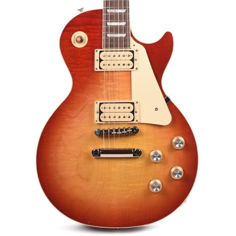 Gibson USA LPS6DCW25VCNH1 Les Paul Standard '60S Double Trouble Electric Guitar - Vintage Cherry Sunburst Gibson USA LPS6DCW25VCNH1 Les Paul Standard '60S Double Trouble Electric Guitar - Vintage Cherry Sunburst