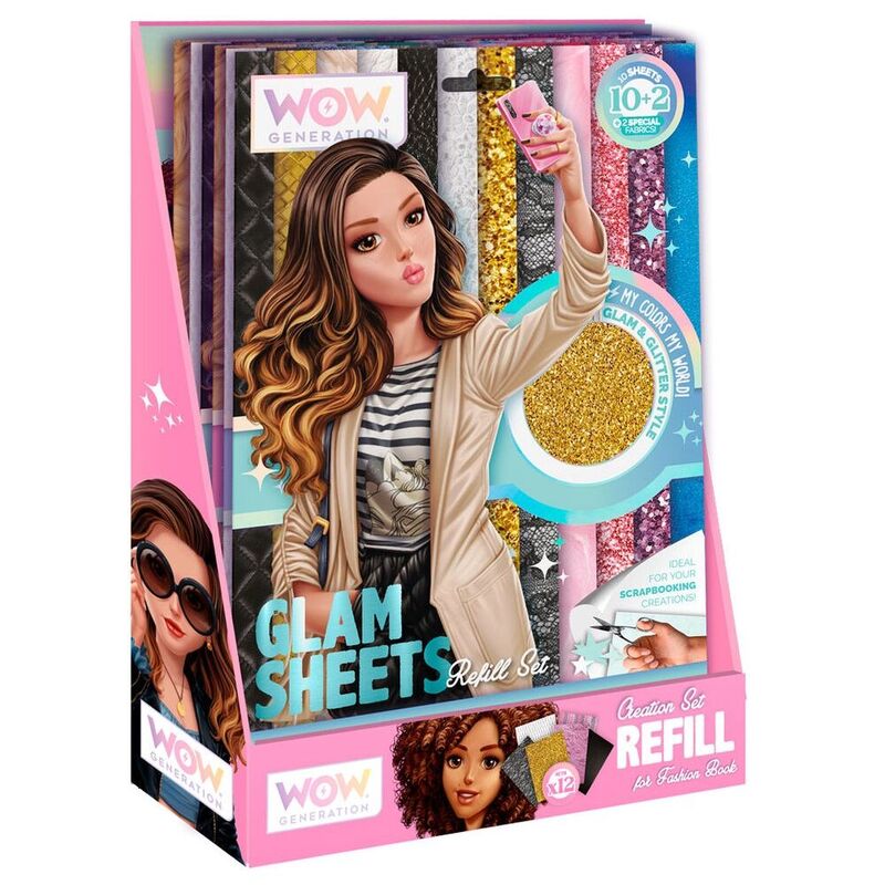 Wow Generation 12+2 Refill Sheets Fashion Book (Assortment - Includes 1) Wow Generation 12+2 Refill Sheets Fashion Book (Assortment - Includes 1)