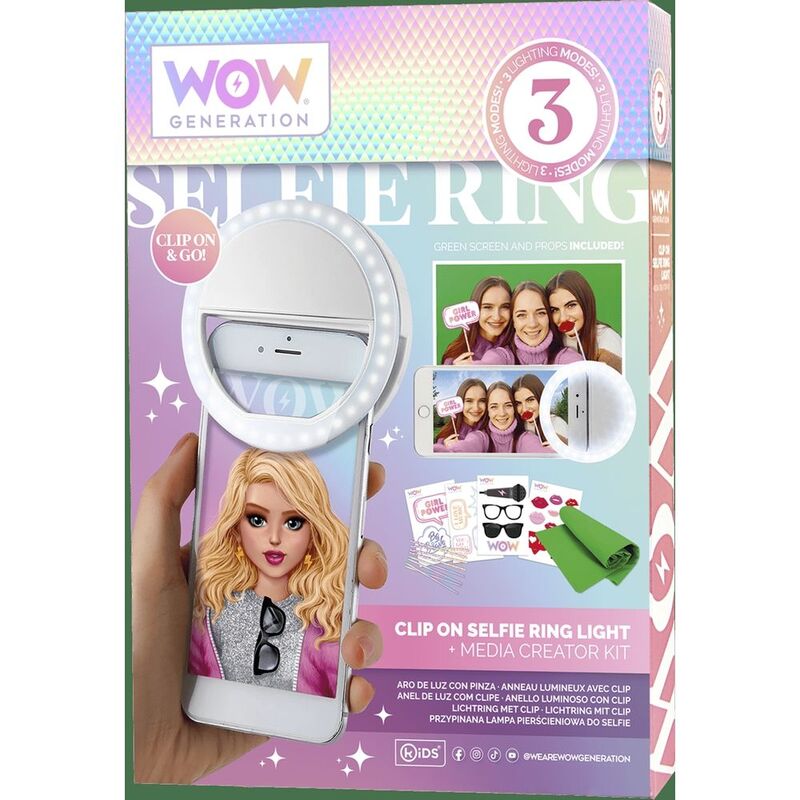 Wow Generation Selfie Light With Accessories Wow Generation Selfie Light With Accessories