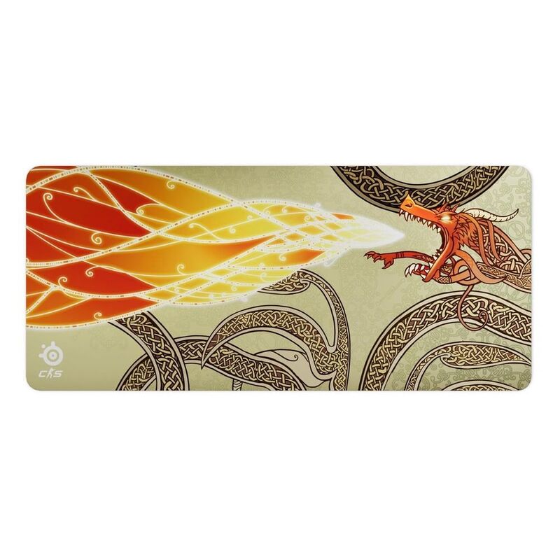 Steelseries Qck XXL Cs2 Dragon Lore Edition Gaming Mousepad (67 X 440 X 67mm)