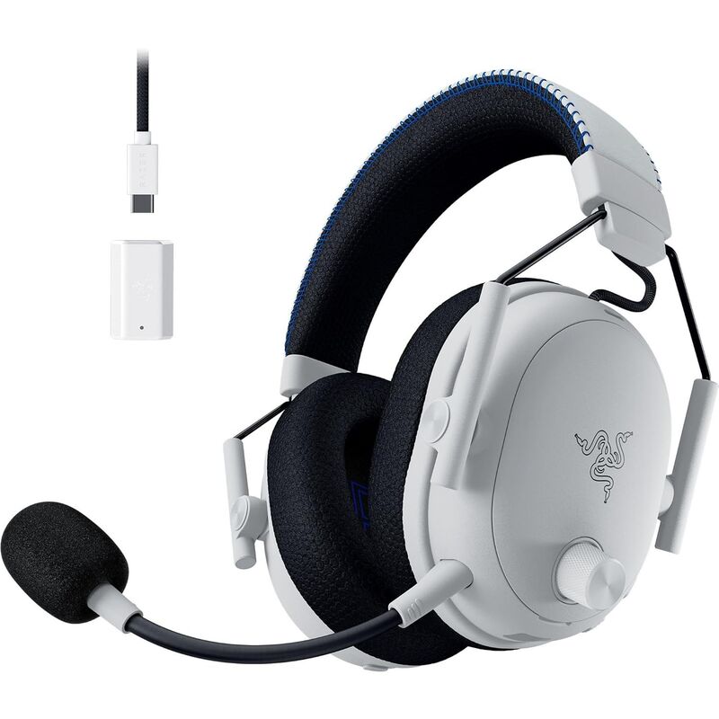 Razer Blackshark V3 Pro For Playstation Wireless Active Noise Cancelling E-Sports Headset - White Razer Blackshark V3 Pro For Playstation Wireless Active Noise Cancelling E-Sports Headset - White