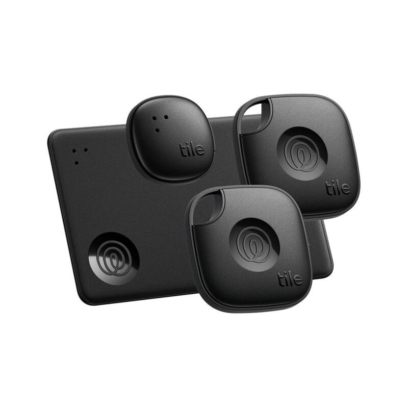 Tile By Life360 Mate Essential (2Black Mate/Slim/Sticker) (Pack Of 4) Tile By Life360 Mate Essential (2Black Mate/Slim/Sticker) (Pack Of 4)