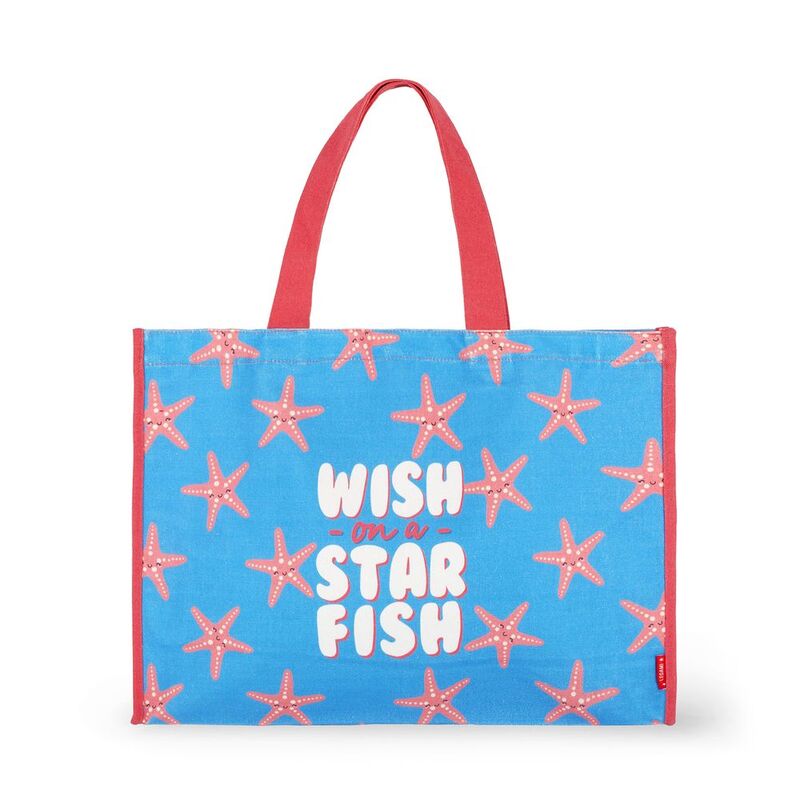 Legami Cotton Beach Bag - Beach Bag - Starfish