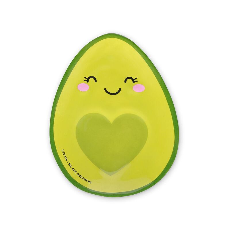 Legami Rings & Things - Ceramic Plate - Avocado Legami Rings & Things - Ceramic Plate - Avocado