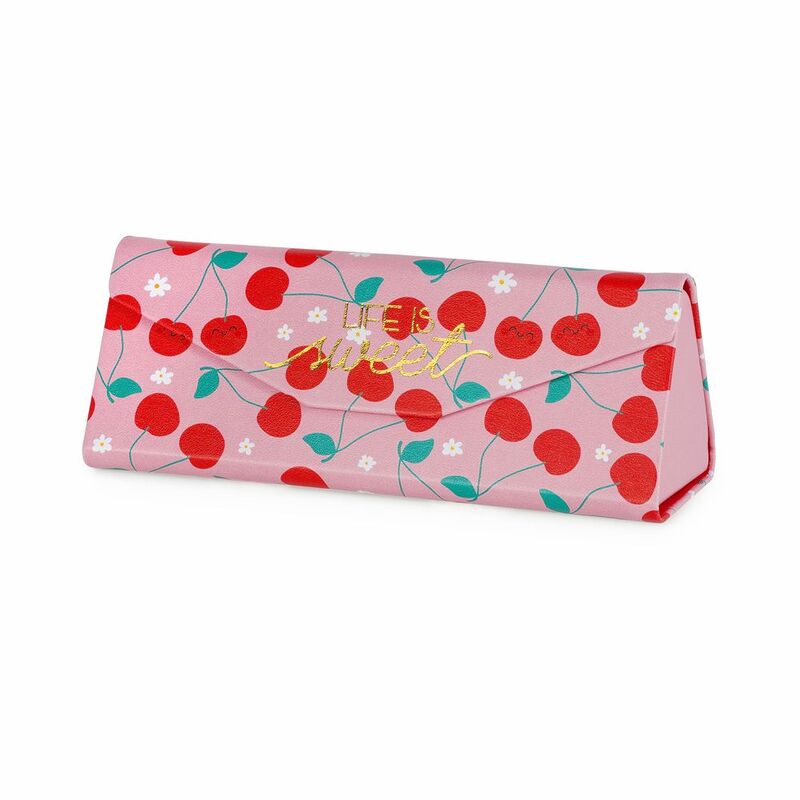 Legami See You Soon - Foldable Glasses Case - Cherry Legami See You Soon - Foldable Glasses Case - Cherry