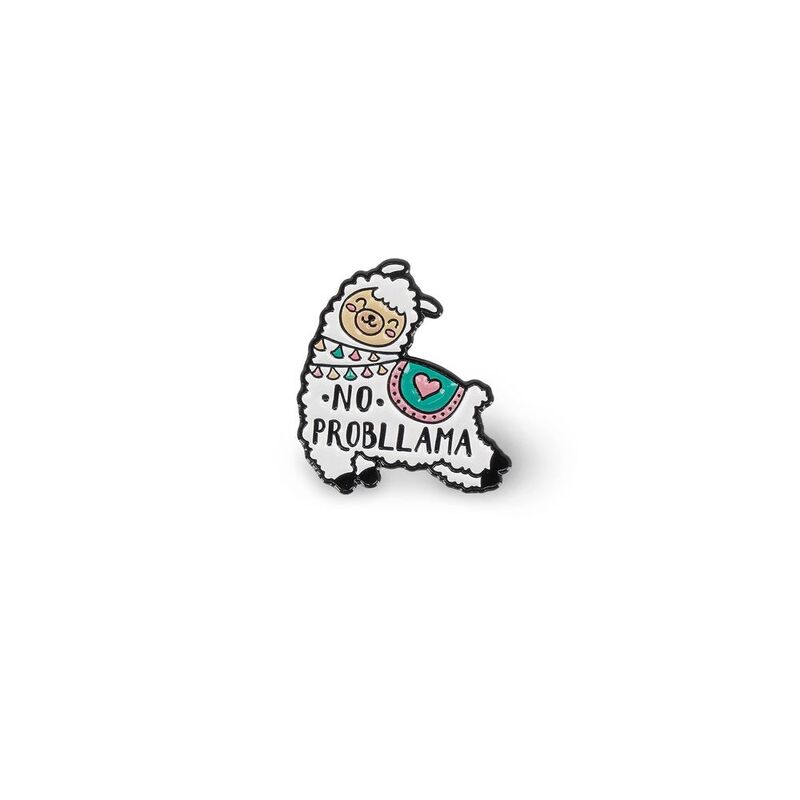 Legami Pin Your Style! - Enamel Metal Pin - Llama Legami Pin Your Style! - Enamel Metal Pin - Llama