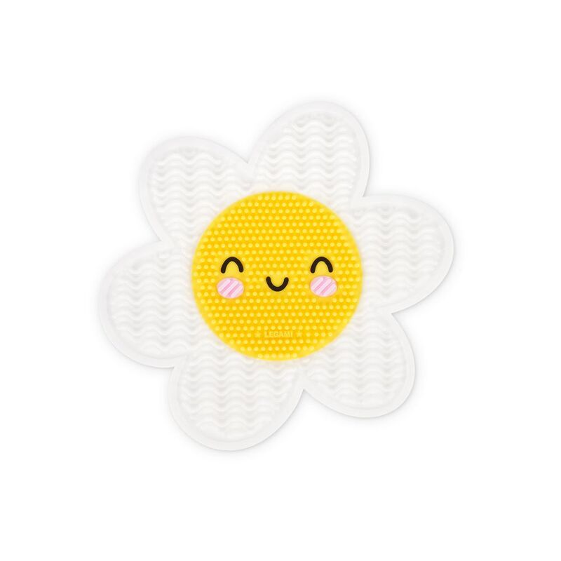 Legami Brush It Off!- Make Up Brush Cleaning Pad - Daisy