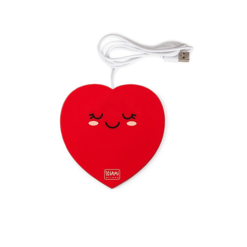 Legami Warm It Up - USB Mug Warmer - Heart Legami Warm It Up - USB Mug Warmer - Heart