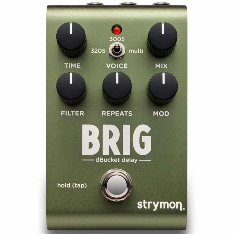 Strymon Brig Delay Brig Multi Voice Dbucket Delay Pedal - Power Supply Included