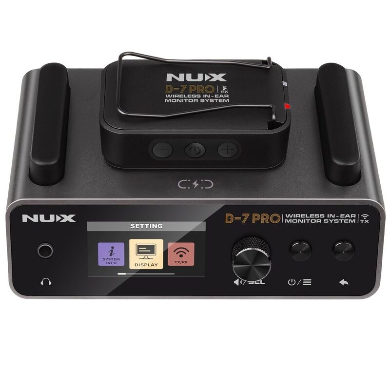 Nux B-7 Pro Wireless In-Ear Monitoring System 2.4Ghz Nux B-7 Pro Wireless In-Ear Monitoring System 2.4Ghz