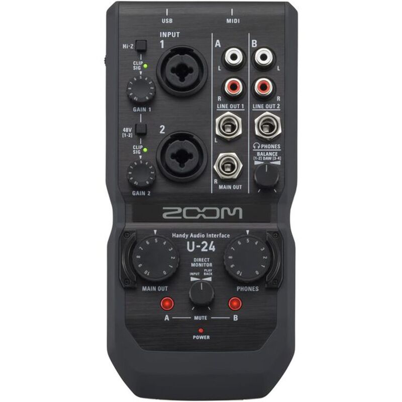 Zoom U24 Handy Audio Interface Zoom U24 Handy Audio Interface